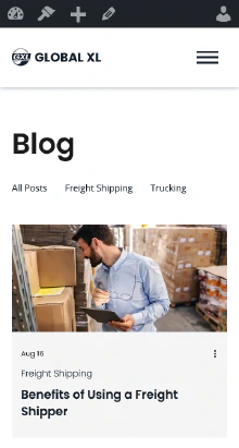 blog index mobile
